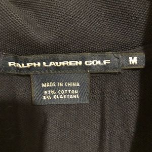 Polo golf sleeveless navy golf polo